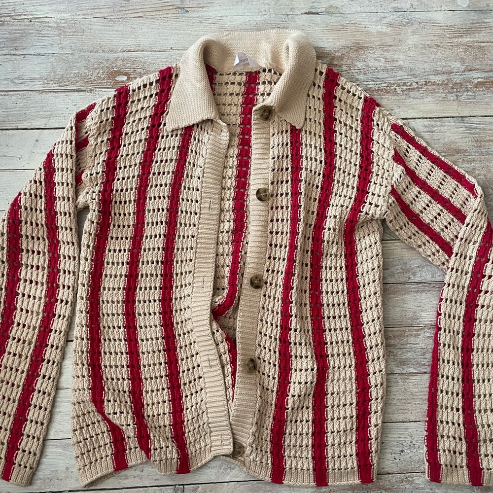 Callahan open knit cardigan